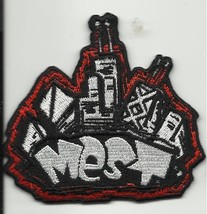 Mest Symbol Shaped 2002 Embroidered IRON/SEW On Patch Import - No Longer Made - £4.87 GBP