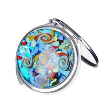 Mad Style Glass Art Compact Mirror | Color Burst - £11.97 GBP