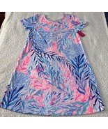 Lilly Pulitzer Dress Women&#39;s Kaleidoscope Coral 100% Cotton Dress Size S... - $29.98