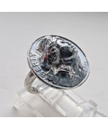 1963 LADY LIBERTY 925 STERLING SILVER  POP-OUT  RING SIZE 3.25 - $67.32