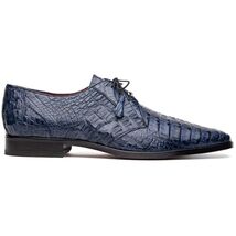 Lacio Genuine Caiman Crocodile Lace up Navy image 2