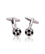 Silver Soccer Ball Cufflinks - Gifts for Soccer Players - £23.55 GBP