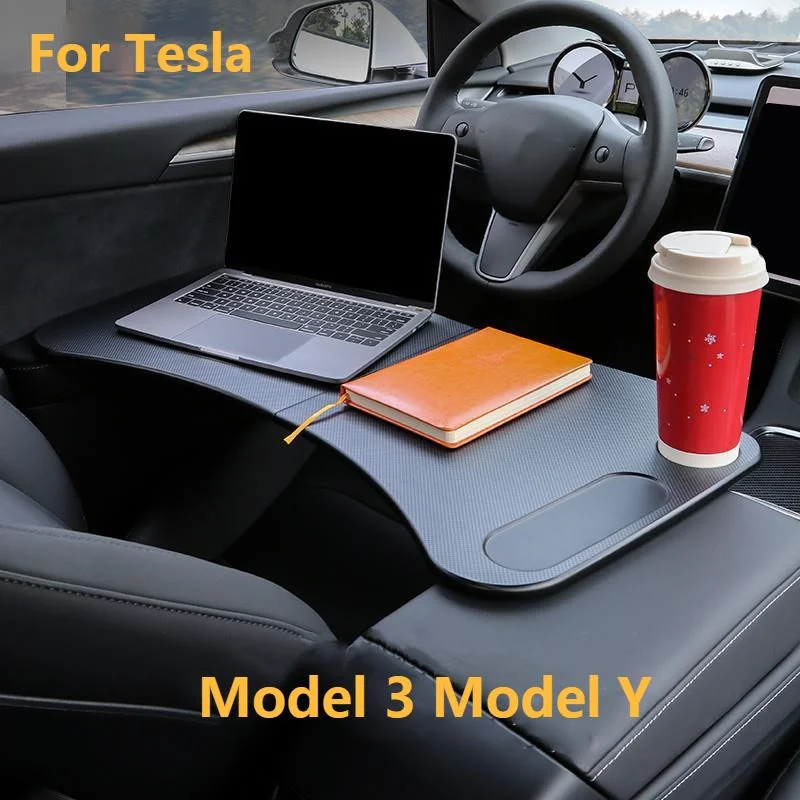 For Tesla Model 3 Model Y Car Steering Wheel Table Board Laptop Notebook... - £58.17 GBP+