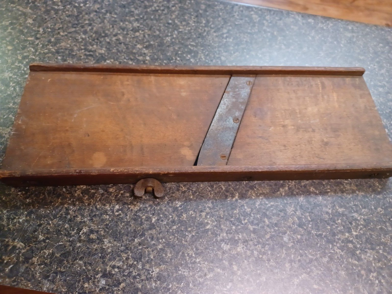 Antique Wooden Cabbage Kraut Slaw Cutter Slicer Shredder Farmhouse Decor... - $19.79