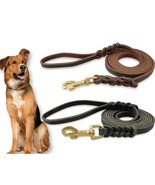 Dog Leash For Medium To Large Dog Training Control Genuine Leather 2 Lea... - €29,73 EUR
