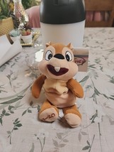 NWT Vintage Disney Store Chip Mini Bean Bag Beanie Plush Doll - $185.28 MXN