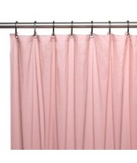 Shower Curtain  Liner Quality  70&quot; x 72&quot; Pink Weighted Hem - £7.39 GBP