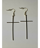 Cross Earrings - Gold-plated - Brand New - Free Shipping - $16.00