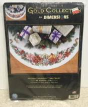 Dimensions Gold Holiday Harmony Tree Skirt 8671 Counted Cross Stitch Kar... - $742.19 MXN