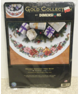 Dimensions Gold Holiday Harmony Tree Skirt 8671 Counted Cross Stitch Kar... - $744.21 MXN