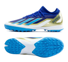 adidas X Crazyfast Messi League TF Men&#39;s Football Shoes Soccer Blue NWT ID0718 - £77.37 GBP+