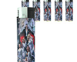 Butane Refillable Electronic Lighter Set of 5 Dracula Design-001 Vampire - $15.79