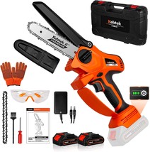 Mini Chainsaw Cordless Kebtek 6-Inch Electric Chainsaw With Brushless Motor - £132.88 GBP