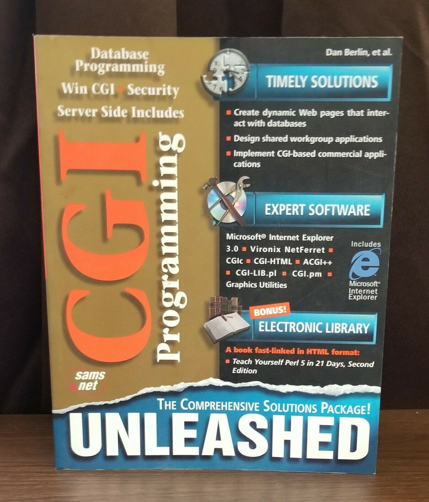 CGI PROGRAMMING UNLEASHED 1996 PAPERBACK - $14.55