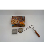 vintage nordic ware double rosette and timbale iron with two molds  - $19.75