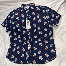 Denim &amp; Flower Ricky Singh Sunglasses Santa Hawaiian Style Button Up Shi... - $529.23 MXN