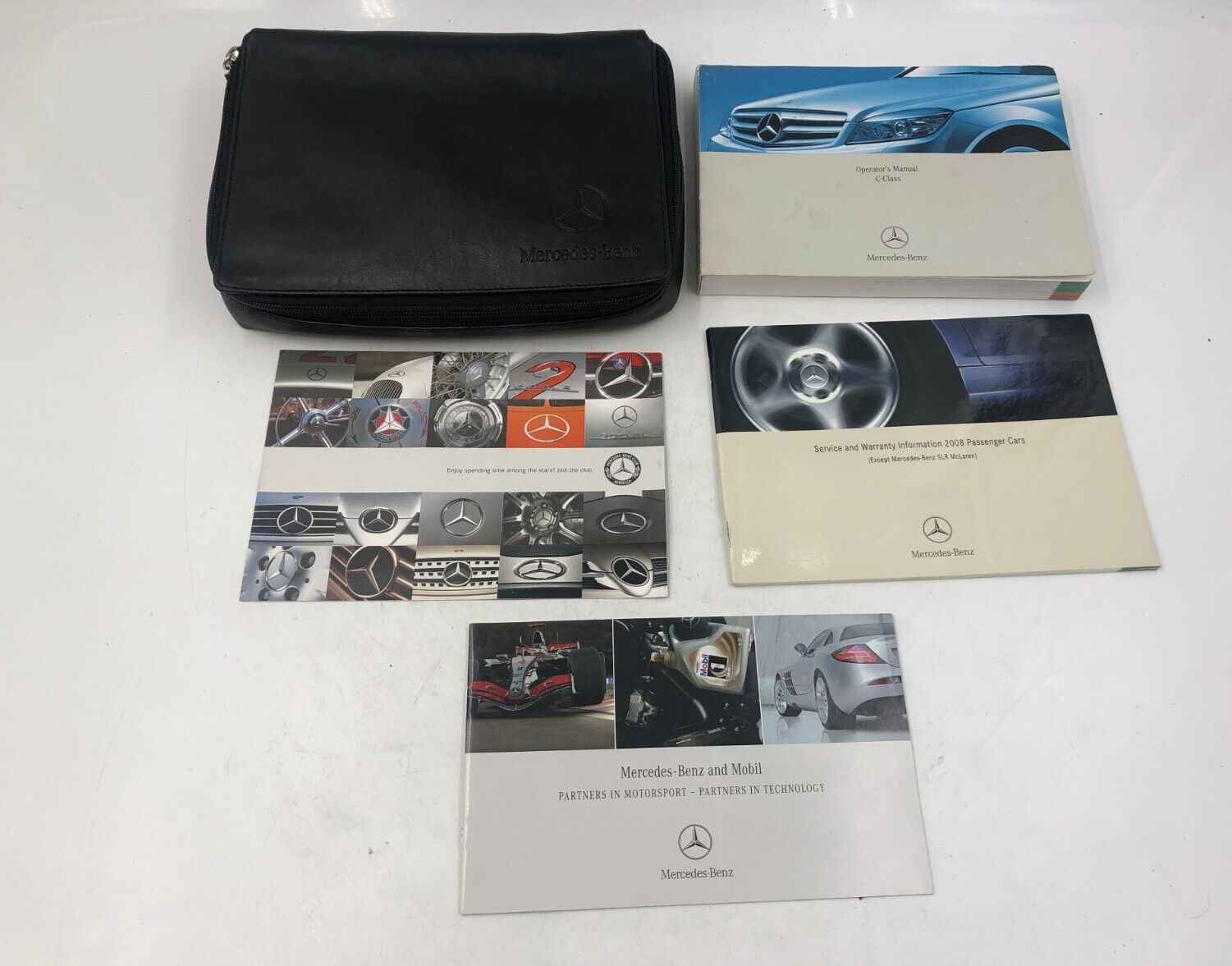 2008 Mercedes-Benz C Class Owners Manual Set with Case OEM D04B44060 - $31.49