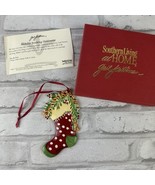 Southern Living at Home Gail Pittman Holiday Stocking Ornament  40968 In Box - $12.31