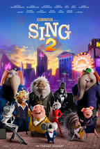 Sing 2 Poster Garth Jennings Animated Movie Art Film Print Size 24x36&quot; 2... - £9.51 GBP+