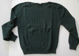 Sweater Blouse Top Long Sleeve, Eddie &amp; Me, Green, Size M - $8.90