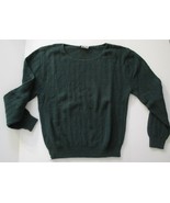 Sweater Blouse Top Long Sleeve, Eddie &amp; Me, Green, Size M - $8.90