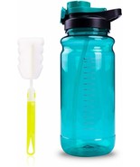 64oz Water Bottle with Straw Handle Leak-Proof Wide Mouth 2.2L Drinking ... - $19.79