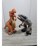 Lot of 2 Fisher Price Imaginext Thrasing Indominex Rex Large T-Rex Orang... - $572.04 MXN