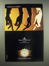 1990 Baume &amp; Mercier Transpacific Watch Ad - Followers or leader - £14.27 GBP