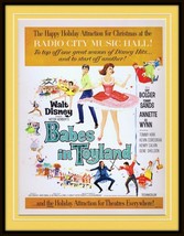 ORIGINAL Vintage 1961 Disney Babes in Toyland 11x14 Framed Advertisement   - £118.32 GBP