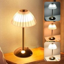 Touch Lamp For Night Stand Mmushroom Table Lamp 3 Levels Brightness, Rechargeabl - £13.10 GBP