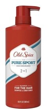 Old Spice Pure Sport High Endurance 2 in 1 Hair Shampoo &amp; Conditioner 15.5 fl oz - £14.85 GBP