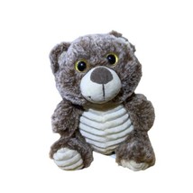 Kellytoy 7&quot; Plush Puppy Dog Big Glittery Eyes Ribbed Front Stuffed Animal Toy - $12.98