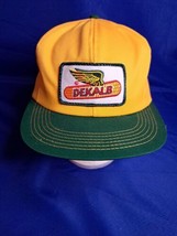 Vintage DEKALB Snapback Mesh Trucker Hat Patch Cap K-Products USA WINGS - £44.67 GBP