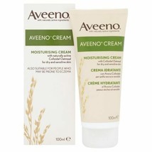 Aveeno Moisturising Cream for Dry &amp; Sensitive Skin 100ml x 6 - £41.33 GBP