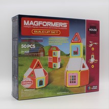 MAGFORMERS Build Up Set (House) 50 Pieces Magnetic Construction For Brain - £33.38 GBP