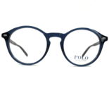Polo Ralph Lauren Eyeglasses Frames PH2246 5470 Tortoise Blue Round 50-2... - $79.19