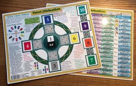 Tarot Divination Double-Sided Laminated Chart! - $7.87