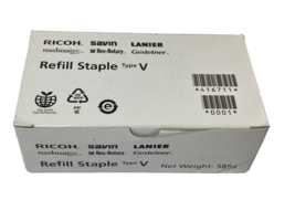 New Ricoh Savin Lanier 416711 Type V Staple Refill Box (3-Pack - 15,000 ... - $49.45