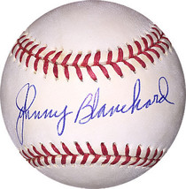 Johnny Blanchard signed Official American League Baseball (New York Yank... - £37.73 GBP