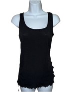 VERSACE JEANS COUTURE VJC TOP BLACK DRAWSTRING SZ M NEW - $1,674.69 MXN