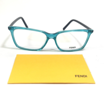 Fendi Eyeglasses Frames F945 442 Clear Blue Navy Square Full Rim 53-14-135 - $74.59
