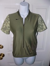 Nike Fit Dry 10//2 Short Sleeve 3/4 Zip Up Shirt Size S (4/6) Women&#39;s EUC - £25.84 GBP