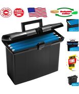 Essential Portable File System with Latch Closure &amp; 3 Reinforced Hanging... - $66.88 CAD