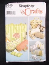 Simplicity Crafts Pattern 9949 Bags in various sizes cosmetic totes - $5.50