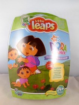 NEW Leap Frog Baby Little Leaps Dora the Explorer DVD &amp; Learning Activities Book - £4.76 GBP