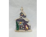 Vintage Snata Clause Outside Church Christmas Holiday Ornament 4&quot; - £19.03 GBP