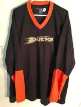 Reebok NHL Jersey Anaheim Ducks Team Black sz M - £13.24 GBP