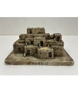 1930s WPA Art Plaster Museum Extension Model PUEBLO Southwestern USA Art... - $125.00