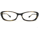 Oliver Peoples Eyeglasses Frames Marcela COCO Brown Horn Oval 51-17-135 - $37.20
