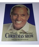 Andy Williams Concert Tour Program Vintage 2007 Christmas Show Souvenir ... - $34.99